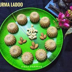 Churma Ladoo (Atta OR Whole Wheat Flour Ladoo) A picture of Churma Ladoo (Atta OR Whole Wheat Flour Ladoo).