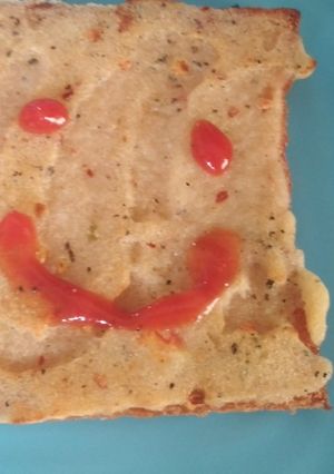 A picture of Bread pizza.