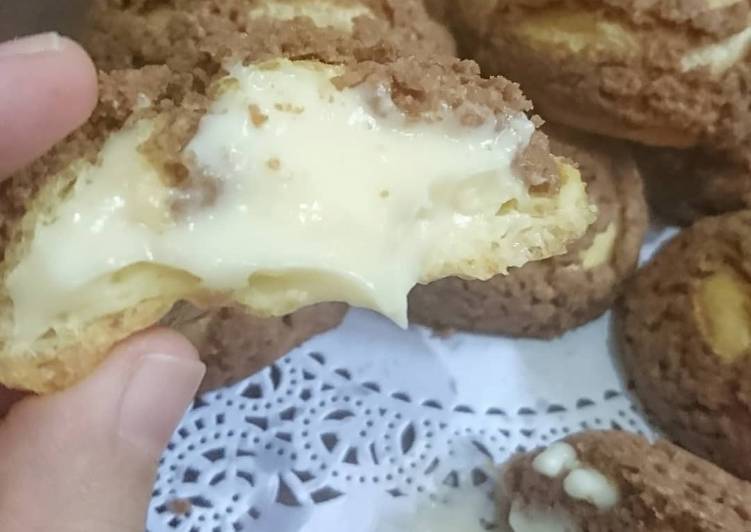 Bagaimana Membuat Choux Craquelin Chocolate yang Lezat Sekali