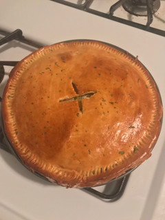 A picture of Sausage Pot Pie.