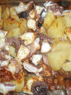 Una foto de Pulpo a la gallega
