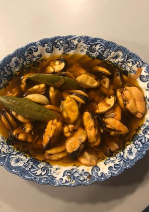Una foto de Mejillones en escabeche