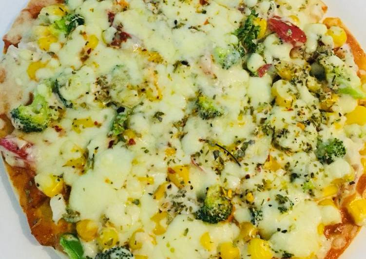 Step-by-Step Guide to Prepare Perfect Veggies cheese pizza