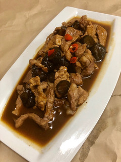 (下飯料理)脆瓜梅花肉片 的食譜成品照片