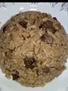 صورة لوصفة ارز بالكبد والقوانص