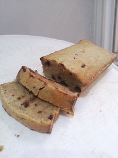 Una foto de Budín de banana y chocolate súper húmedo