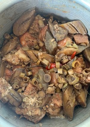 Hình của món Cá kho riềng sả.