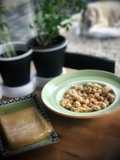 Confituras navideñas —Mantecol & Garbanzos garrapiñados caseros—