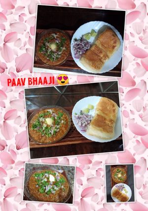 A picture of Restaurant Style Paav Bhaaji in cooker.