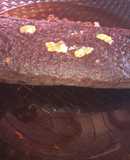 Budín de chocolate, avena y banana