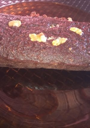 Una foto de Budín de chocolate, avena y banana