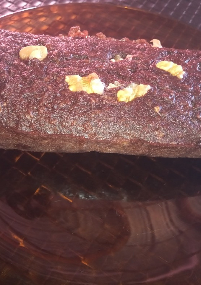Una foto de Budín de chocolate, avena y banana