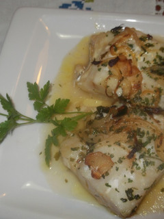 Una foto de Bacalao al horno