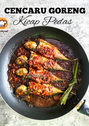 Gambar Cencaru Goreng Kicap Pedas