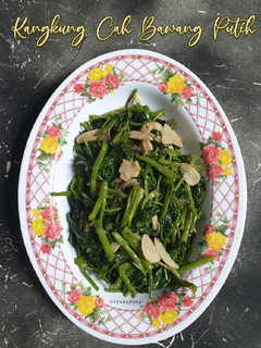 Foto resep Kangkung Cah Bawang Putih