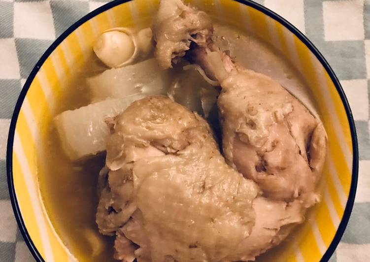 Simple Way to Prepare Award-winning Daikon Radish Chicken Soup 🐔
