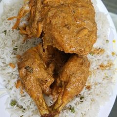 A picture of Charga with rice.
