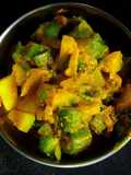 আলু ঝিঙ্গে পোস্ত (aloo jhnga posto recipe in bengali)