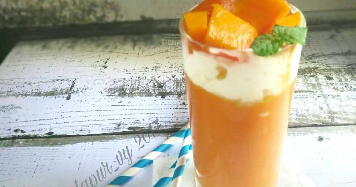 Resep Mango Thai Juice Mangga Kekinian Oleh Dapurvy Cookpad 3588