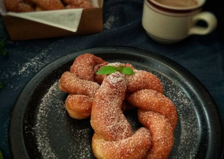 Resep Korean Twisted Mocha Donut, Menggugah Selera