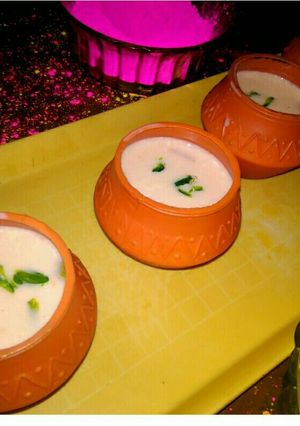 A picture of Butterscotch Thandai.