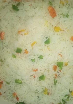 A picture of Vegetable rice.