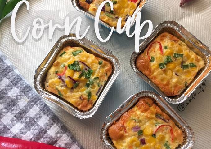 Anti Ribet, Memasak Corn Cup (masak simple bahan jagung) Menu Enak Dan Mudah Dibuat