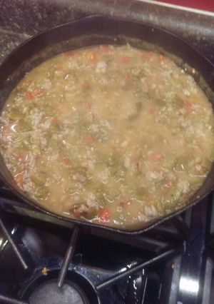 A picture of Green Chile Sauce.
