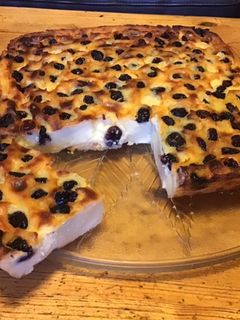 Une photo de Clafoutis aux cranberries vanille et sirop d érable