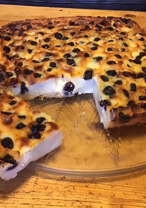 Une photo de Clafoutis aux cranberries vanille et sirop d érable