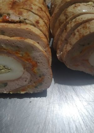 Una foto de Arrollado de pollo fácil y riquísimo
