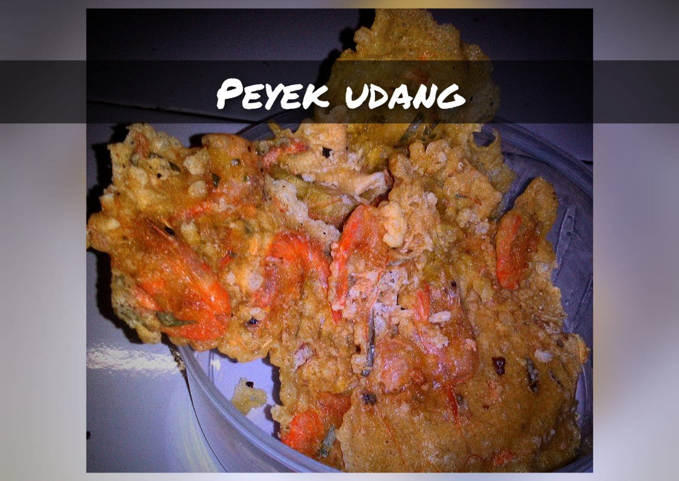 Peyek udang