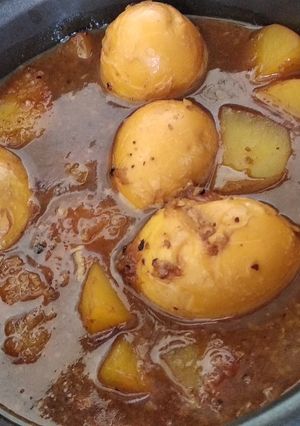 Foto resep Semur Telur dan Kentang