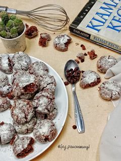 Foto resep Chocolate Crinkle Cookies