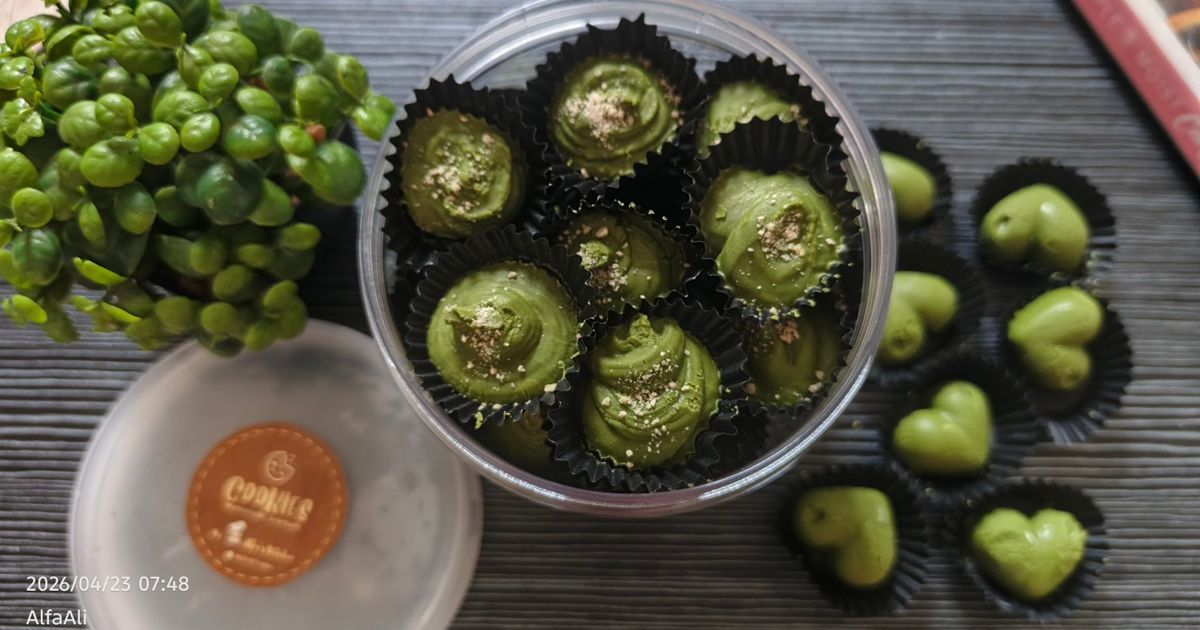 Green Tea Chocolate Cookies 2 Bahan