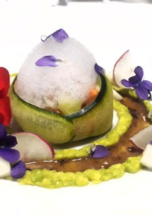 Una foto de Ceviche de jícama
