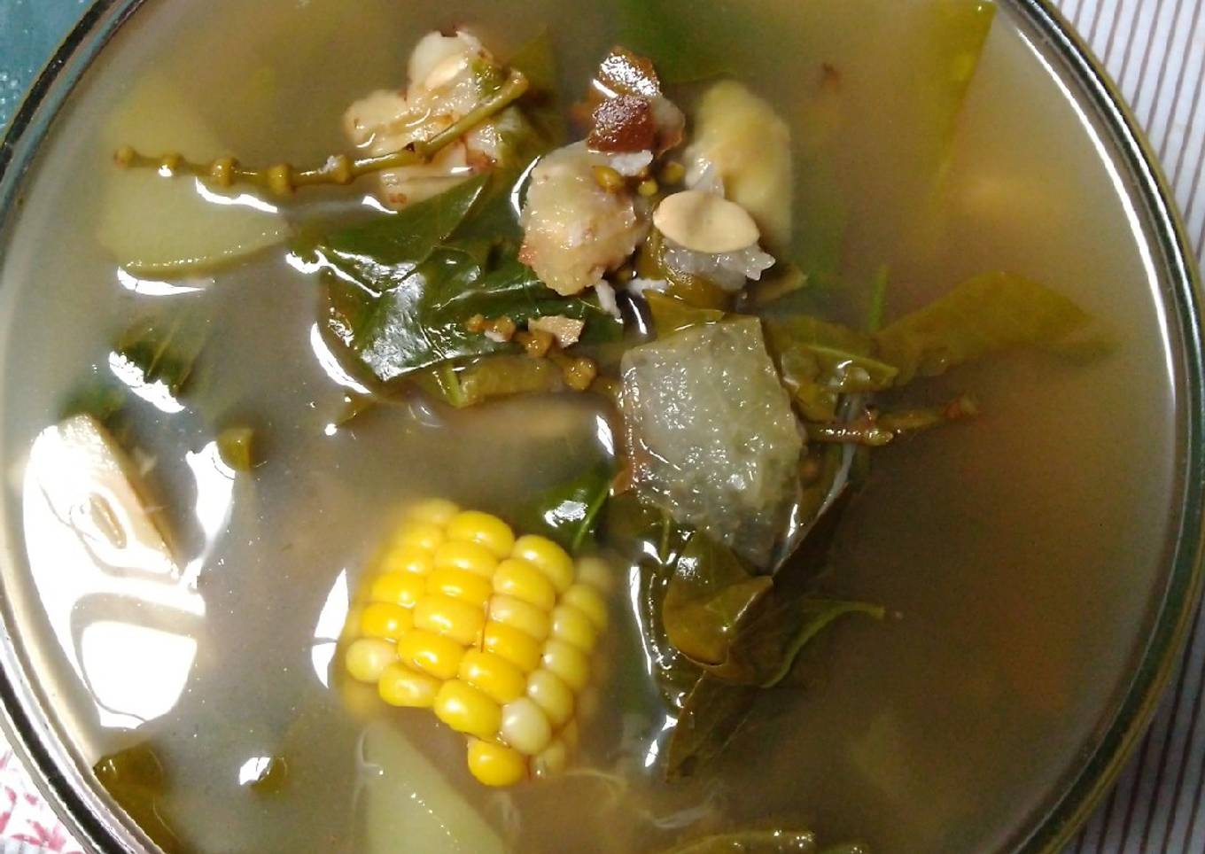 Sup sayur dengan asam jawa