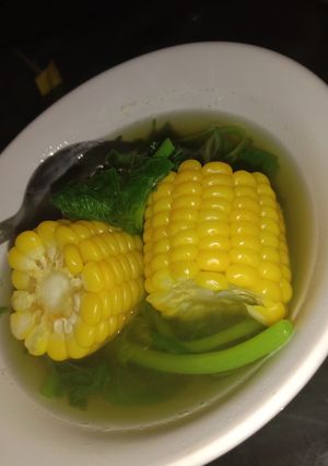 Foto resep 40. Sayur Bayam Jagung