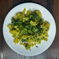 A picture of Ash Gourd sabji.