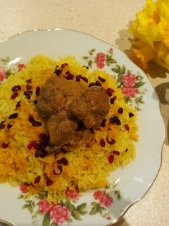 عکسی از دستور پلو ماهیچه