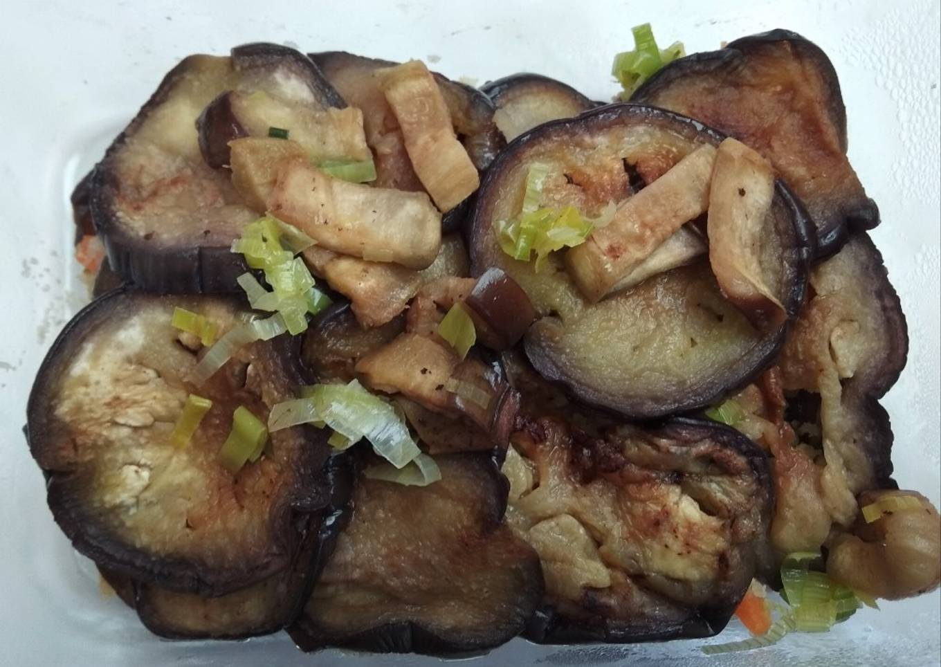 Lasaña de berenjena y coliflor