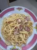 Spaghetti Ham Krim Keju