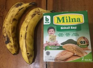 Foto resep [210] MPASI Puree Pisang dan Biskuit Milna