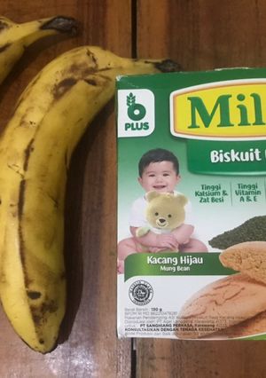 Foto resep [210] MPASI Puree Pisang dan Biskuit Milna