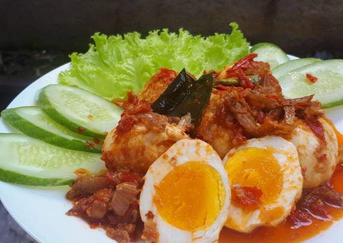 Resep Teri Telor Balado DEBM Oleh Robert Hendrik Liembono - Cookpad