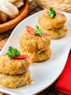 Foto resep Resep Perkedel Jamur