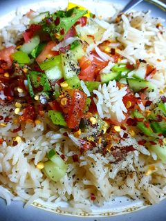 صورة لوصفة رز بالخضار