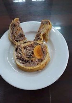 Hình của món Giò Ngũ Sắc.