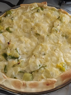 Una foto de Quiche de zapallitos