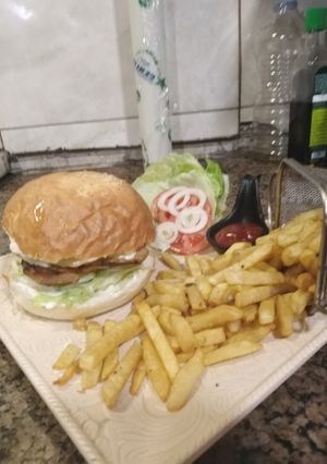 صورة لوصفة همبرغر دجاج